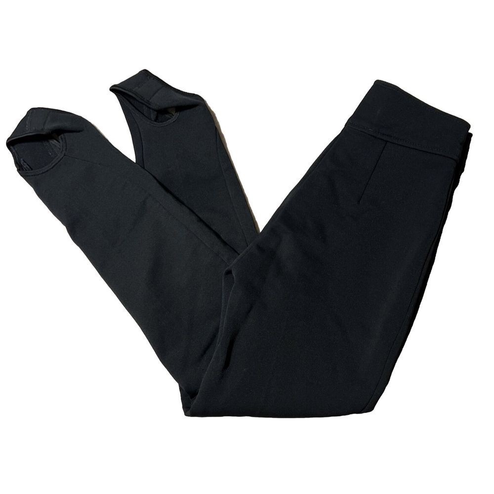 Profile Women's Sz 12 Black Stir‎ Up Front Zipper Pocket Ski Snow Pants, Vintage